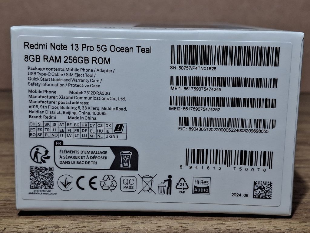 Коробка для телефона Redmi Note 13 Pro 5G - фото фото фото 4