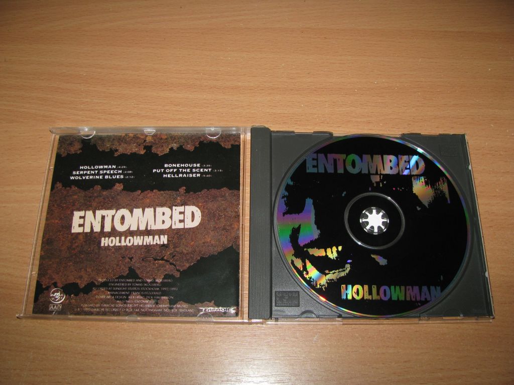 ENTOMBED - Hollowman  (1993 Earache 1st press,UK) - фото фото фото 1