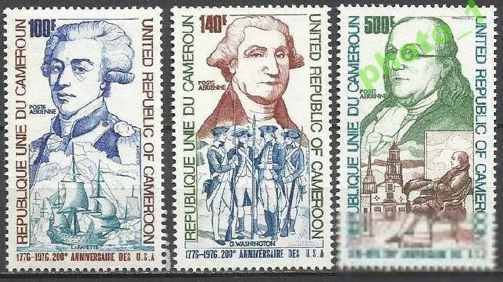 Камерун 1975 200 лет Декларации Независимости США война униформа 3м. - фото фото фото 0