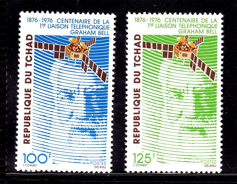 Космос  . Чад 1976 г MNH - Бэлл - фото фото фото 0