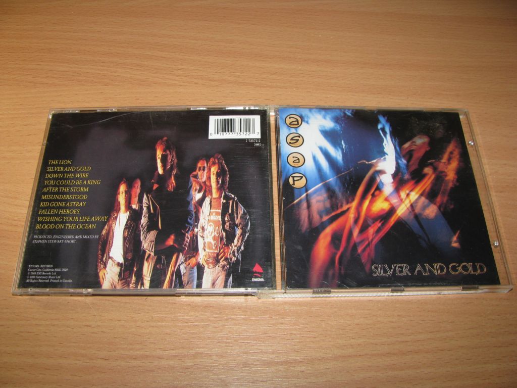 ASAP - Silver And Gold     (1989 Enigma 1st press,USA) Iron Maiden - фото фото фото 0