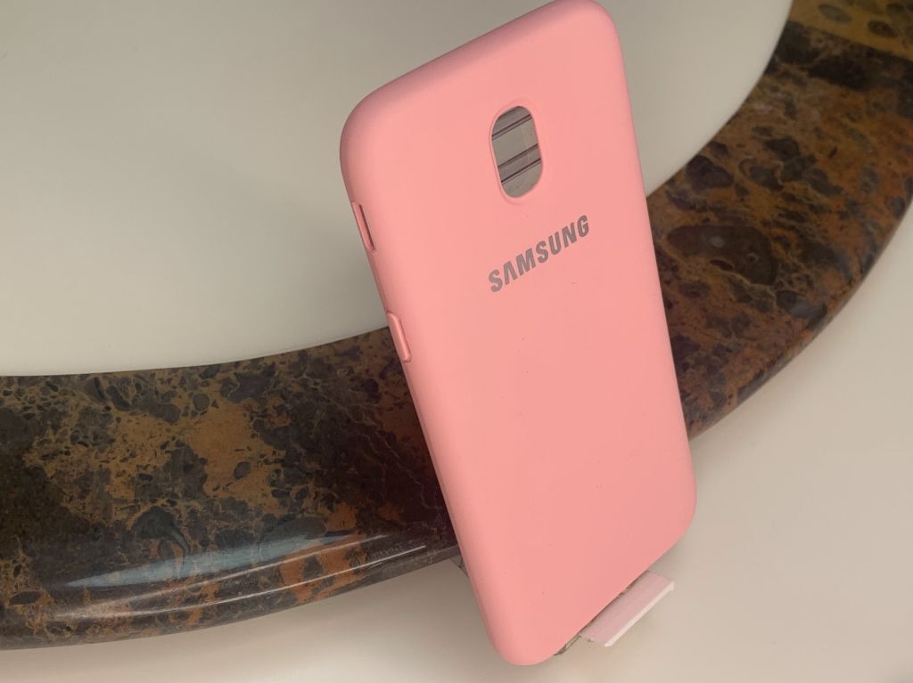 Чохол High-end Siliocon Cover для Samsung  J7 Pro Pink - фото фото фото 0