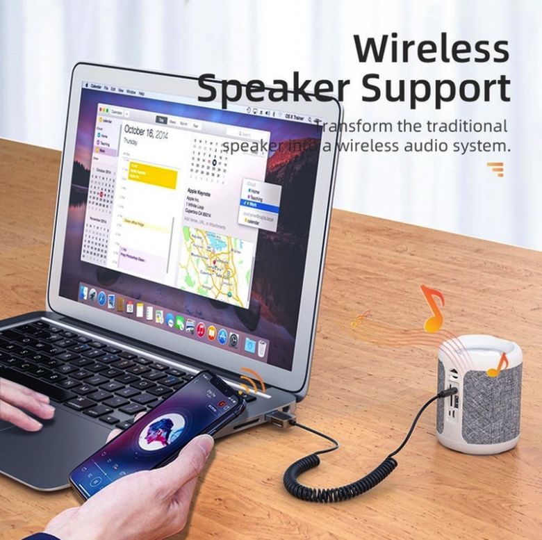 Ресивер Essager Bluetooth 5.0 Aux Adapter Car  USB to 3.5mm - фото фото фото 5