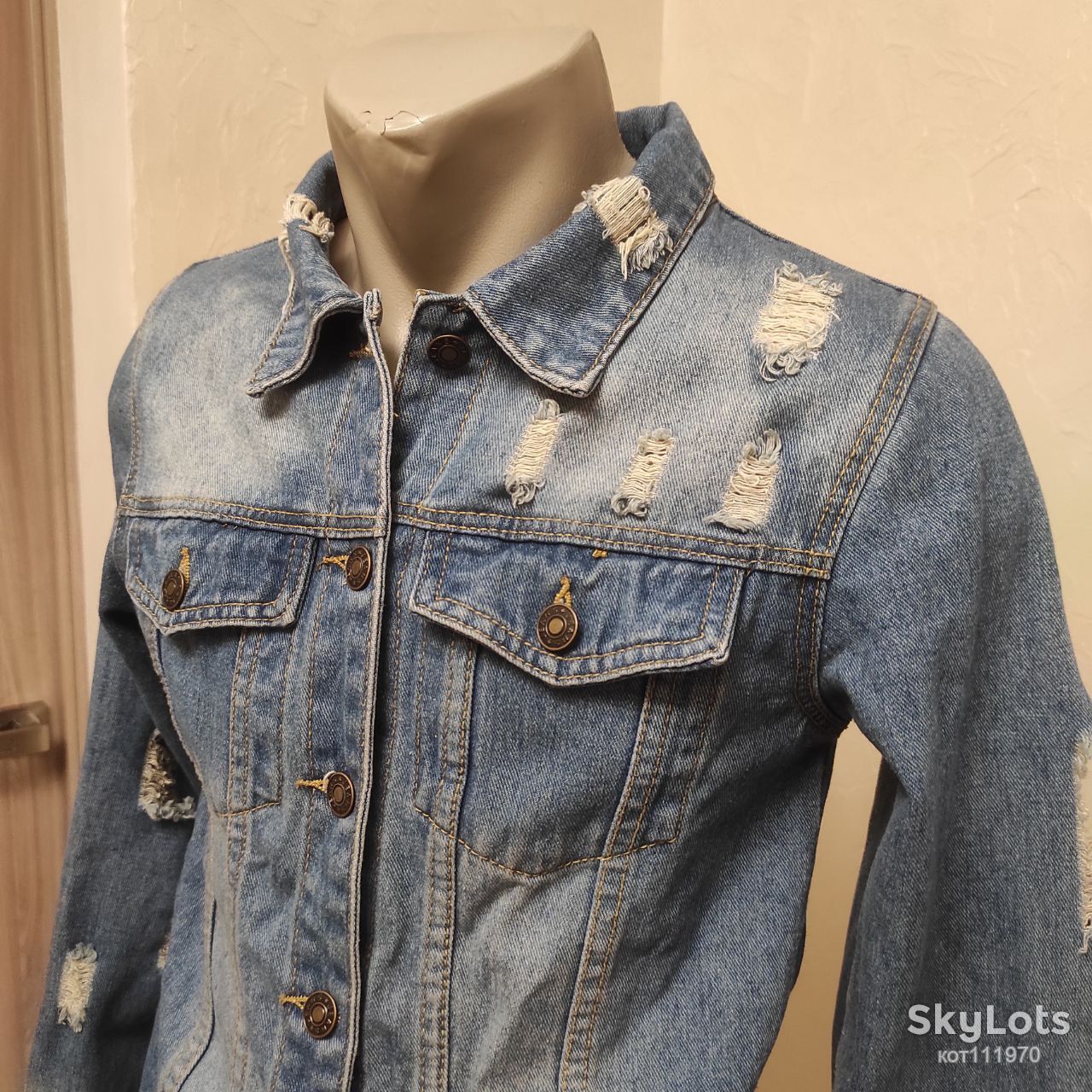 Куртка  джинсовая   # JEANS #  S - фото фото фото 1