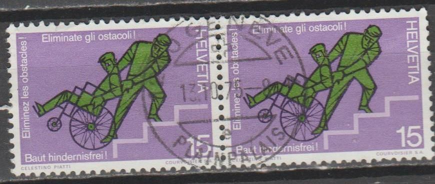 Швейцария Швейцарія 1975 допомога інвалідам пара - фото фото фото 0