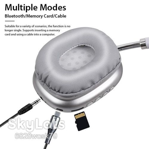 Навушники P9 Wireless Stereo Headphones   (колір білий) - фото фото фото 5