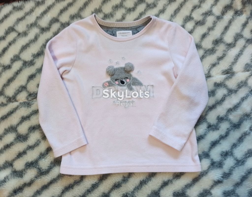 Тепла комбінована піжама для дівчинки primark - фото фото фото 1