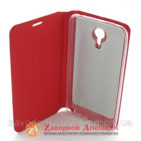 Чехол книжка FLIP COVER Meizu M1 red - фото фото фото 2