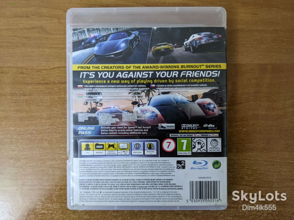 Диск Need for Speed Hot Pursuit PS3 - фото фото фото 1