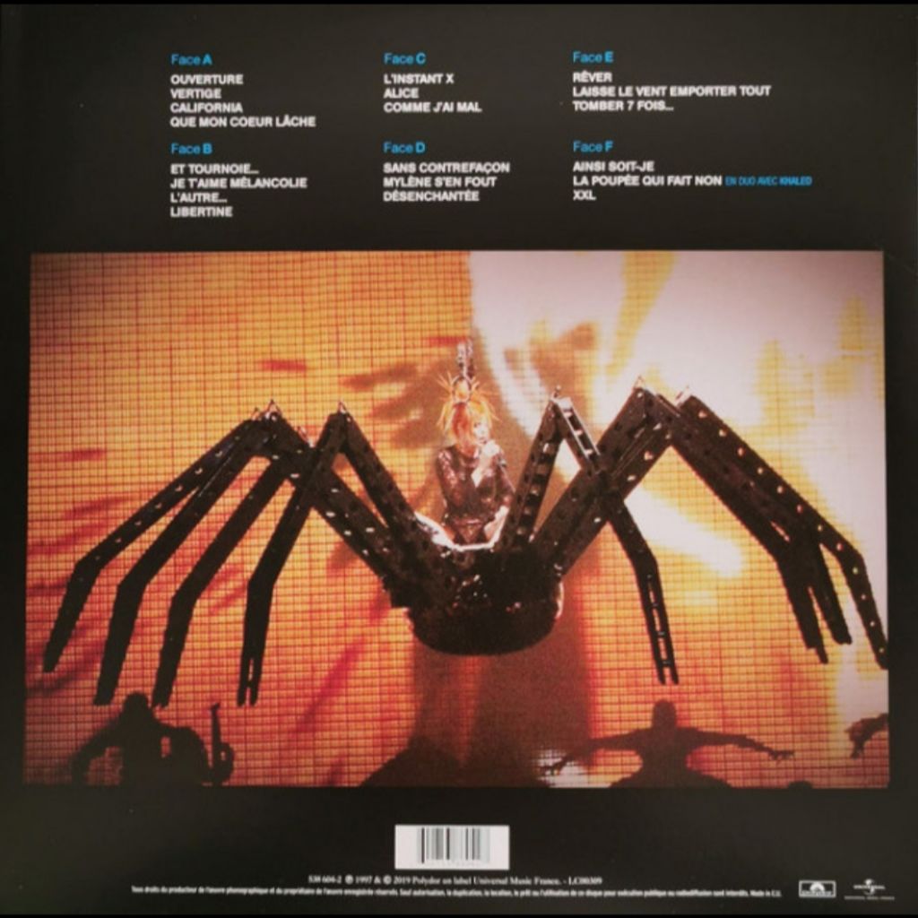 Mylene Farmer - Live Bercy - 1997.   (3LP). 12. Vinyl. Пластинки. Europe. S/S. - фото фото фото 1