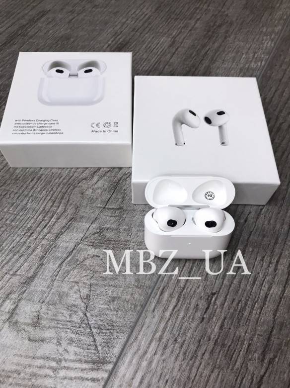 Наушники AirPods 3 Bluetooth, Белые для iPhone и Android - фото фото фото 7