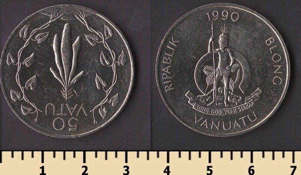 Вануату 50 вату 1990 - фото фото фото 0