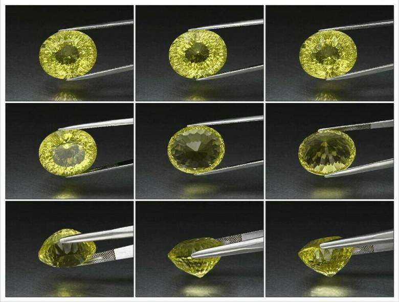 Лимонный  кварц  24.33 ct    20 x 16.7 mm - фото фото фото 1