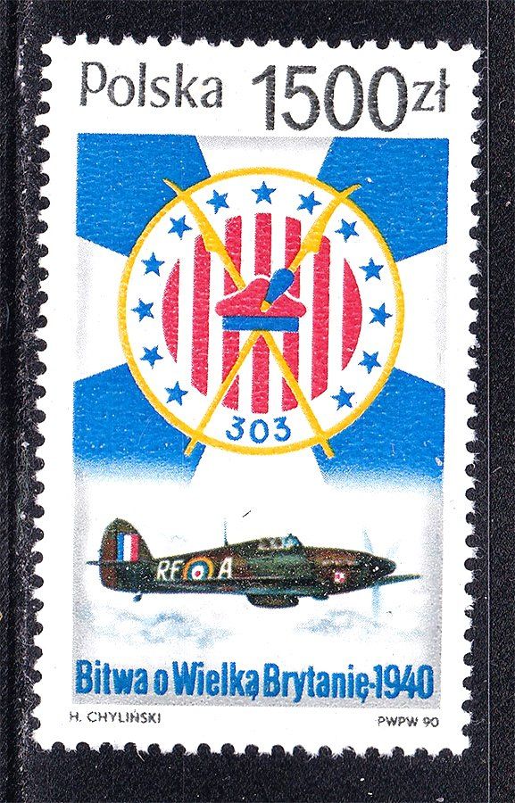 Авиация .  Польша 1990  г  MNH - WW II / ВОВ - фото фото фото 0