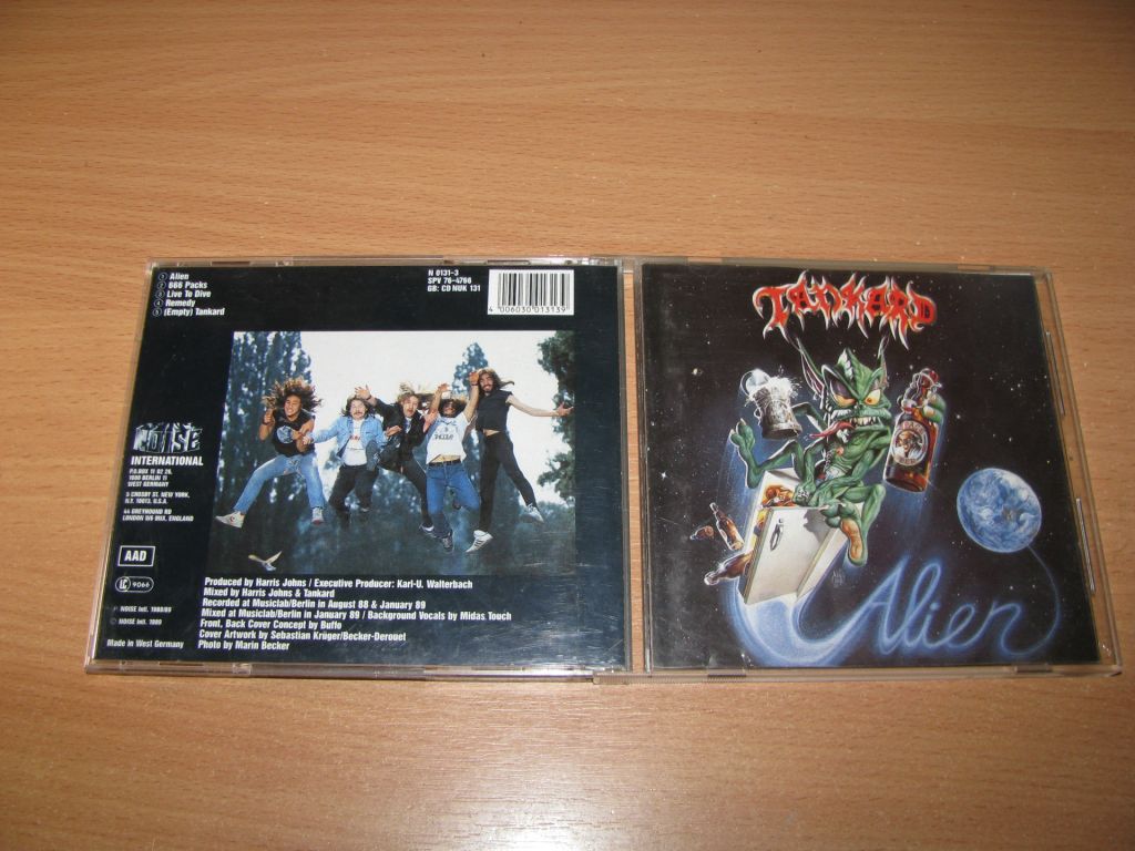 TANKARD - Alien  (1992 Noise 1st press) - фото фото фото 0