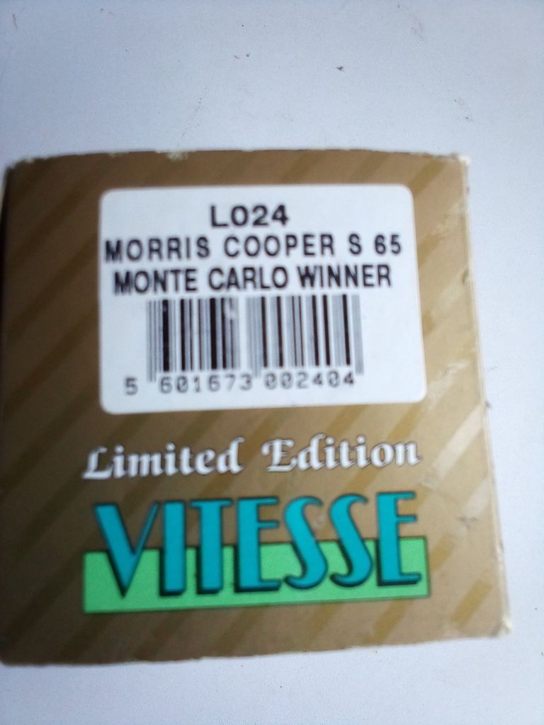 Mini Morris Cooper S 65 Monte Carlo Winner by Vitesse 1:43 - фото фото фото 2