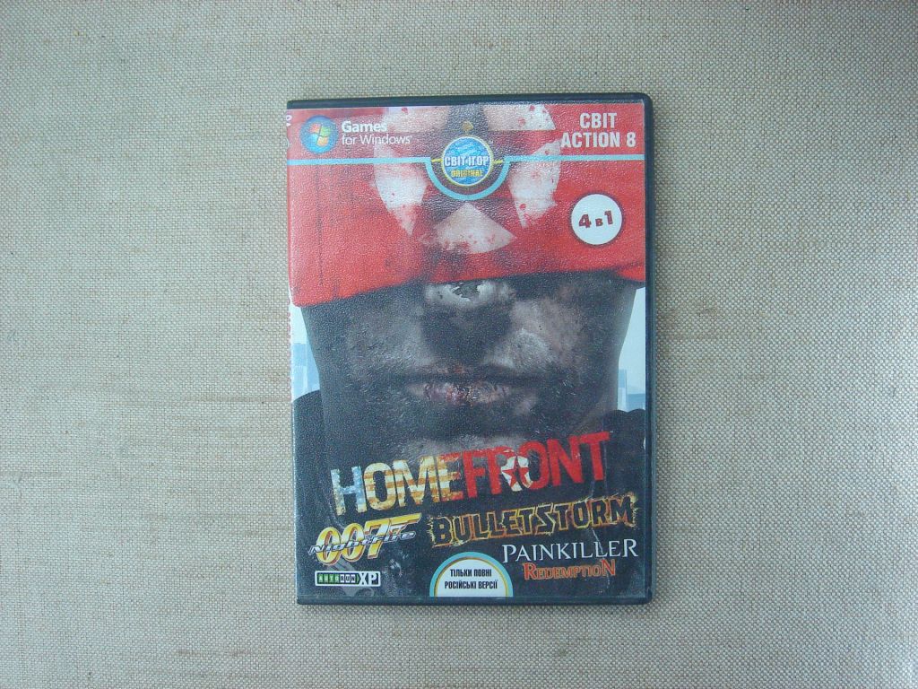 Гра DVD PC Homefront, Bulletstorm, James Bond 007: Nightfire, Painkiller: Redemption RU/EN - фото фото фото 0