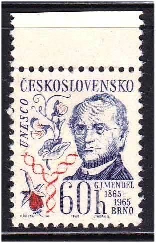 Чехословакия 1965 г MNH - Мендель - флора - фото фото фото 0