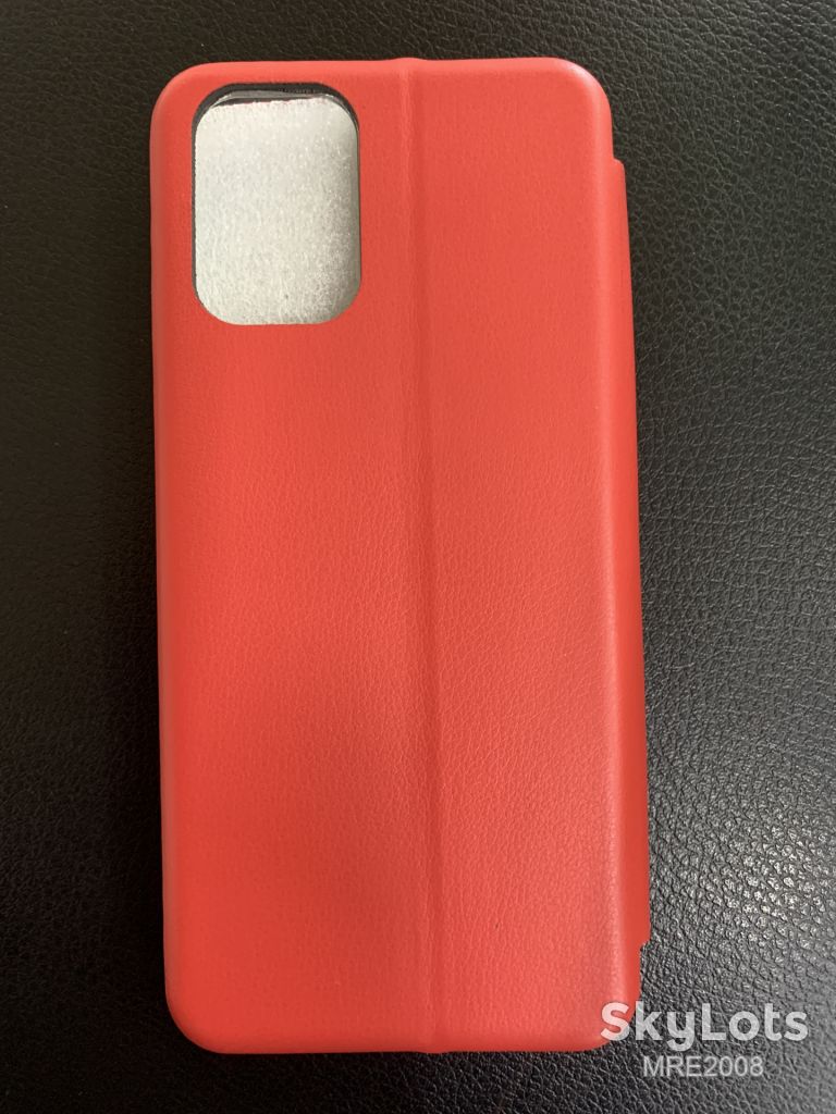 Чехол-книжка Premium Leather для Xiaomi Redmi Note 10 red - фото фото фото 2