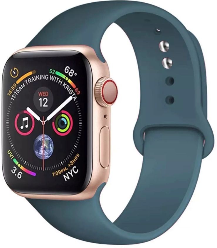 Силиконовый браслет для Apple Watch 38mm / 40mm #35 - фото фото фото 0