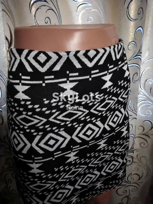 Стильна спідниця з геометричним принтом primark - фото фото фото 2