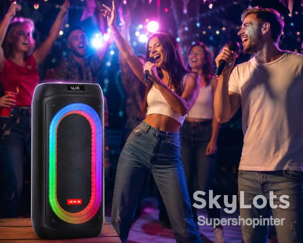 Аккумуляторная акустическая система ZXX-9098 2×8″ / Колонка с LED-подсветкой + 2 беспроводных микрофона - фото фото фото 3