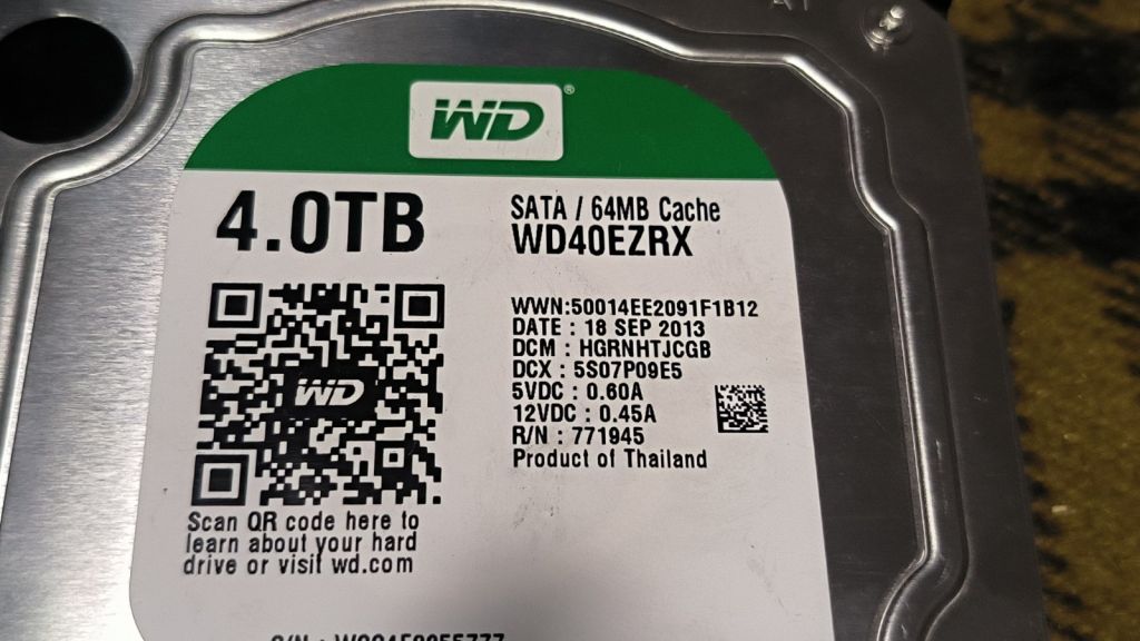 Жорсткий диск HDD Western Digital WD40EZRX 4TB №4 - фото фото фото 3