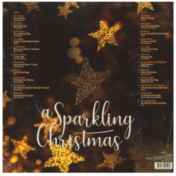 V.A. A Sparkling Christmas. 2019.  (LP). 12. Colour Vinyl. Пластинка. Europe. S/S. - фото фото фото 1