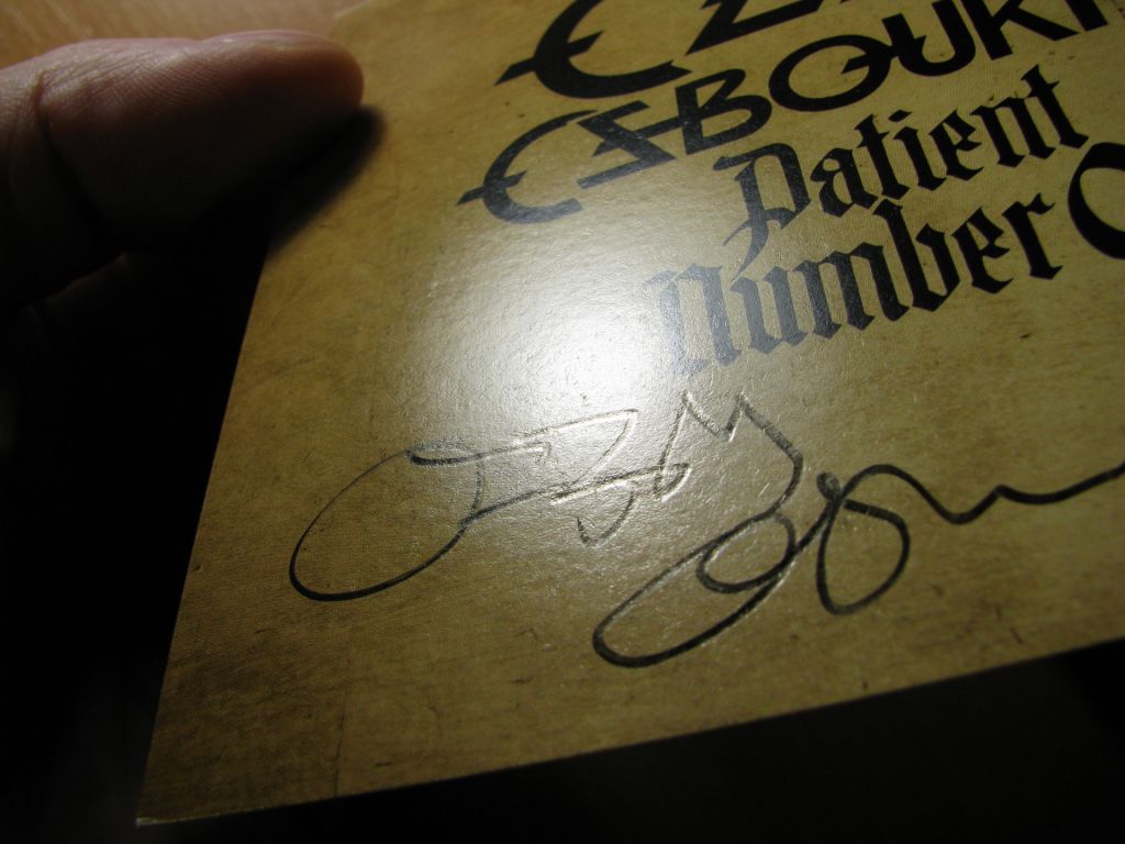 OZZY OSBOURNE - Patient Number 9     (2022 Epic Signed) - фото фото фото 2
