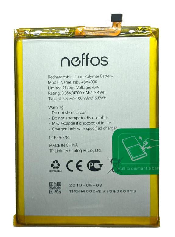 Аккумулятор TP-Link NBL-43A4000 Neffos X20/X20 Pro TP7071A/TP9131A - фото фото фото 0