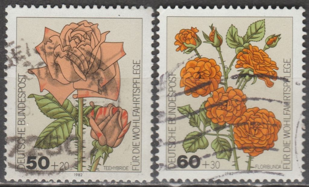 Германия Німеччина 1982 флора квіти - фото фото фото 0