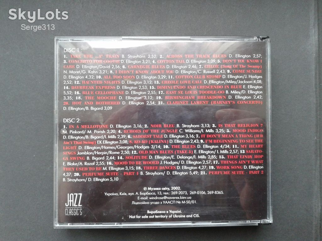 Duke Ellington - Jazz Classics  (2CD) - фото фото фото 3