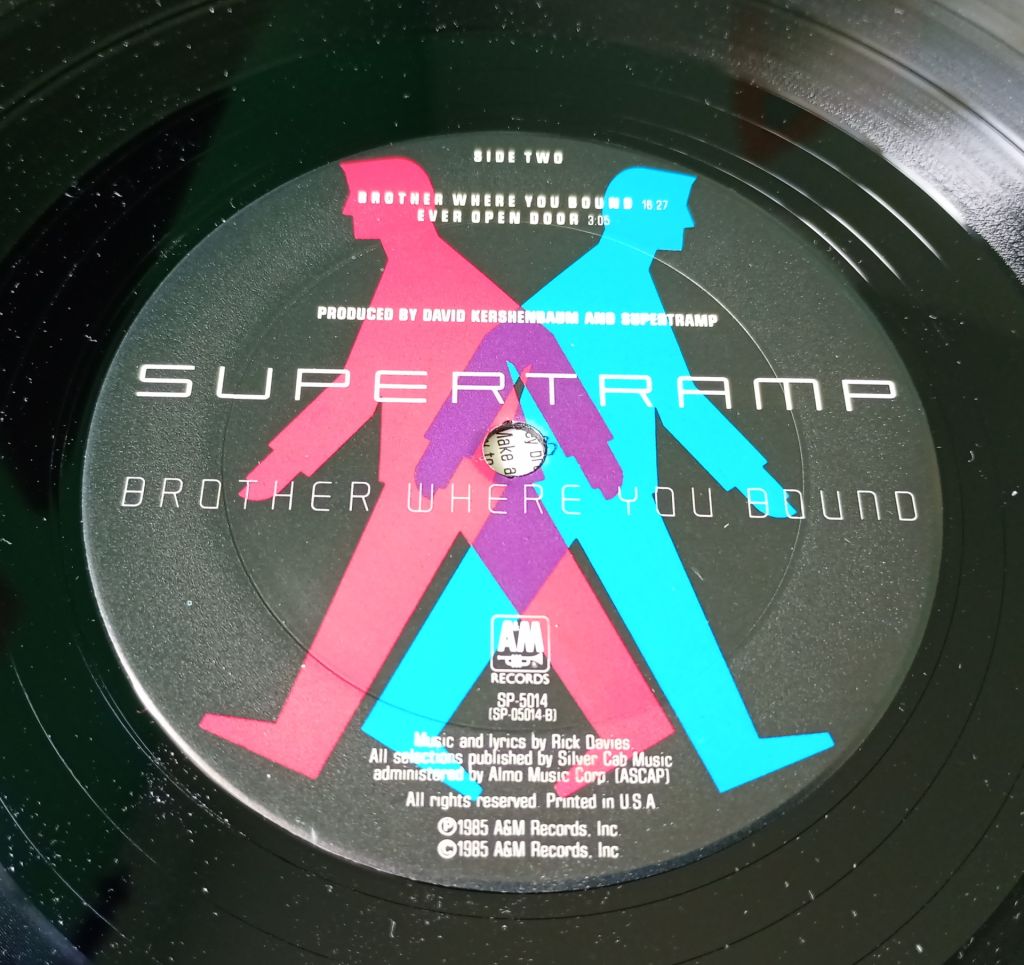 SUPERTRAMP Brother Where You Bound LP NM- - фото фото фото 3