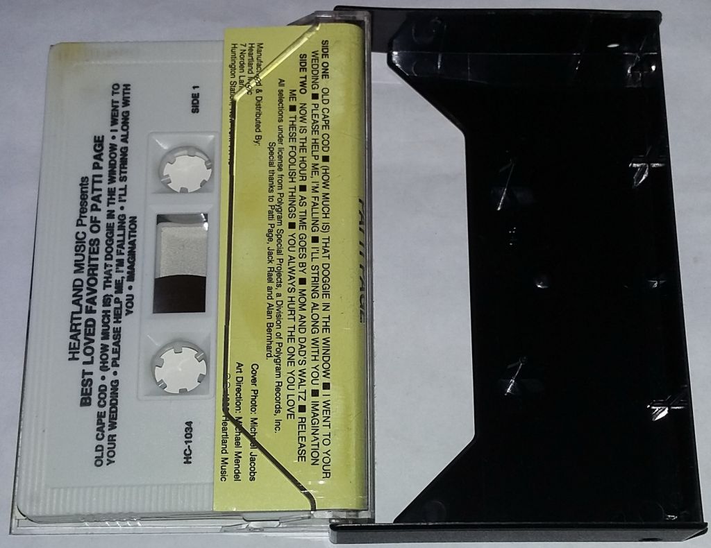 PATTI PAGE Best Loved Favorites. Cassette US - фото фото фото 1
