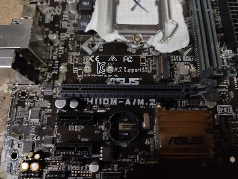 Мат. плата Asus H110M-A/M.2 s1151, Intel H110, PCI-Ex16 MicroATX 2DDR4 № НР251212100 - фото фото фото 1