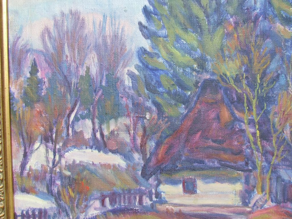 Нар.худ.Укр. Е.Контратович 1912-2009 рр. роз.70х60см. п.о. 1980 рр.Закарпатська шк. Ерделі та Бокшая - фото фото фото 3