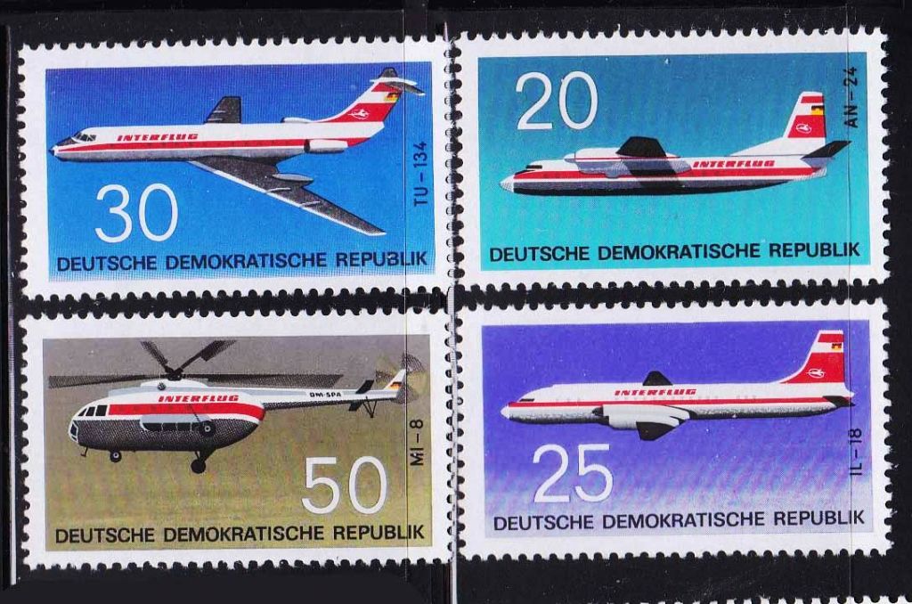 Авиация .  ГДР 1969 г MNH - фото фото фото 0