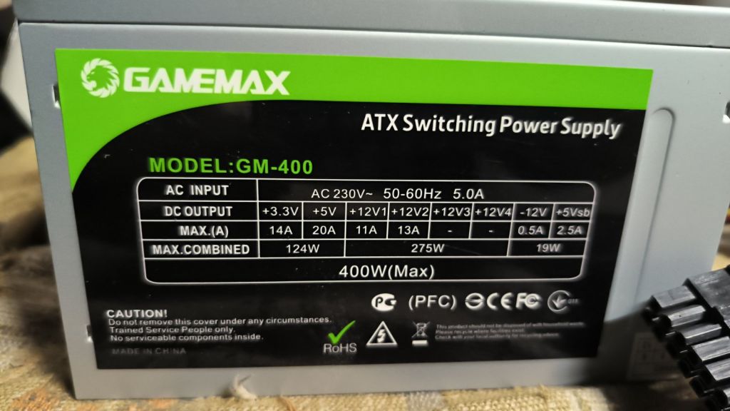 Блок живлення GAMEMAX GM-400 400W - фото фото фото 3