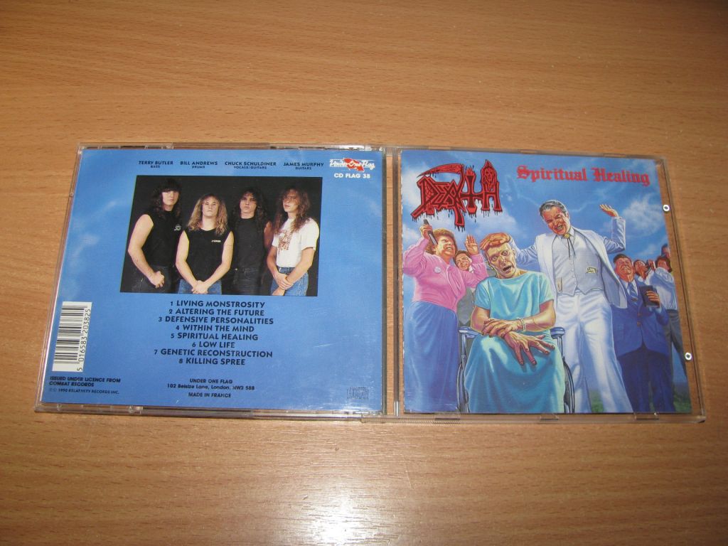 DEATH - Spiritual Healing  (1990 Under One Flag 1st press) - фото фото фото 0