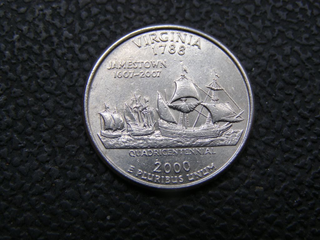 25 центов  США 2000 г. Вирджиния - фото фото фото 0