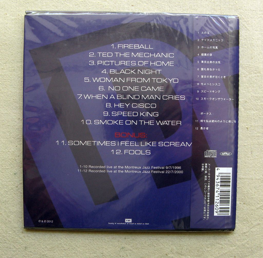 CDLP Deep Purple. Live at Montreaux. 1996/2006. - фото фото фото 4