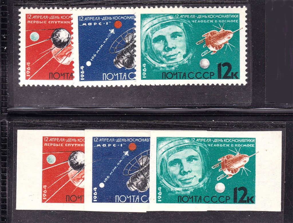 СССР 1964 MNH - космос - зуб. + б/з - - фото фото фото 0