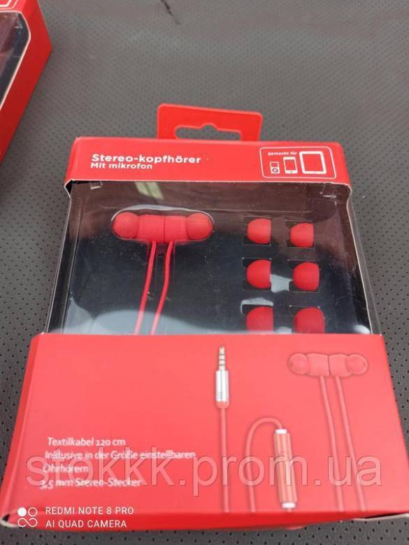 Навушники Stereo Kopfhorer Mit Microfon - фото фото фото 4