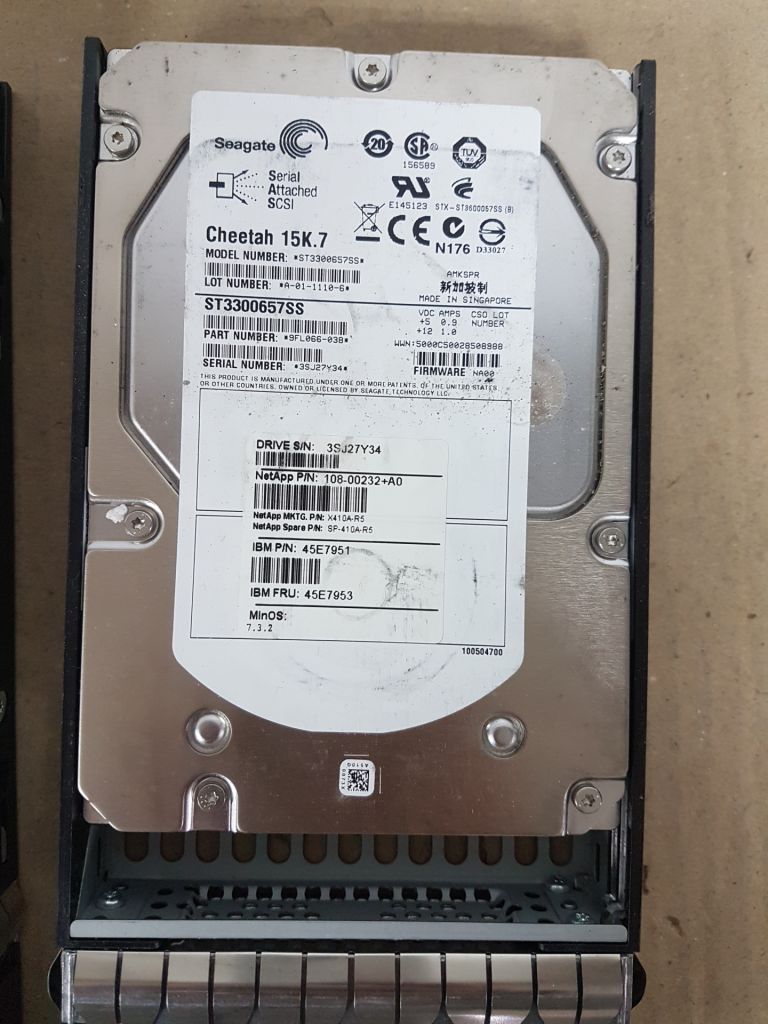 Диски HDD 3.5" SAS 300gb ST3300657SS, 6шт одним лотом,  від 1грн      (№033) - фото фото фото 3
