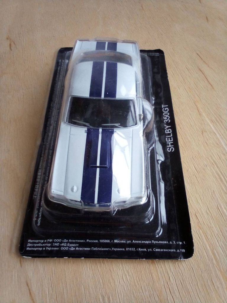 Shelby 350 GT 1:43 DeAgostini - фото фото фото 1