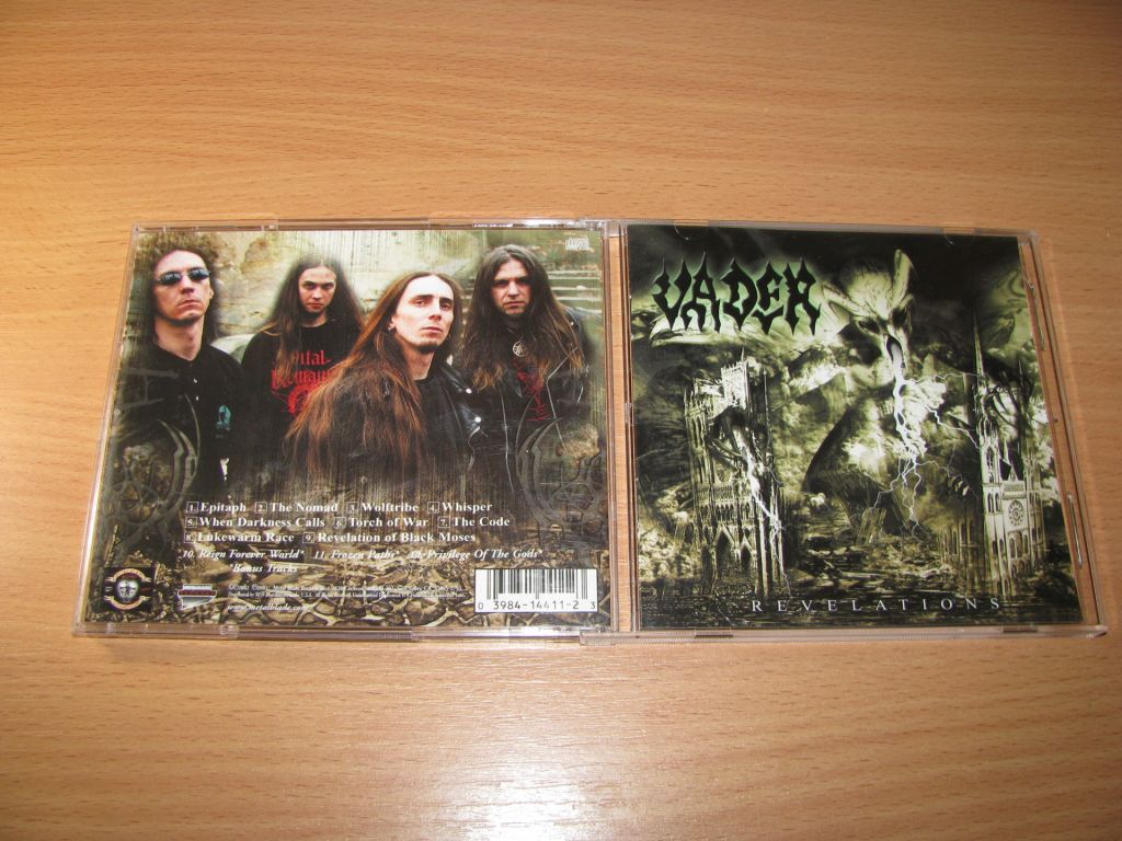 VADER - Revelations   (2002 Metal Blade 1st press,USA) w Bonus track - фото фото фото 0