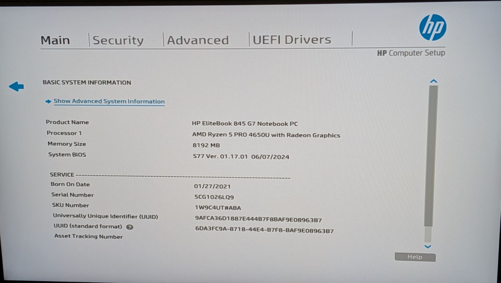Ноутбук HP EliteBook 845 G7 AMD Ryzen 5 Pro 4650U - фото фото фото 1