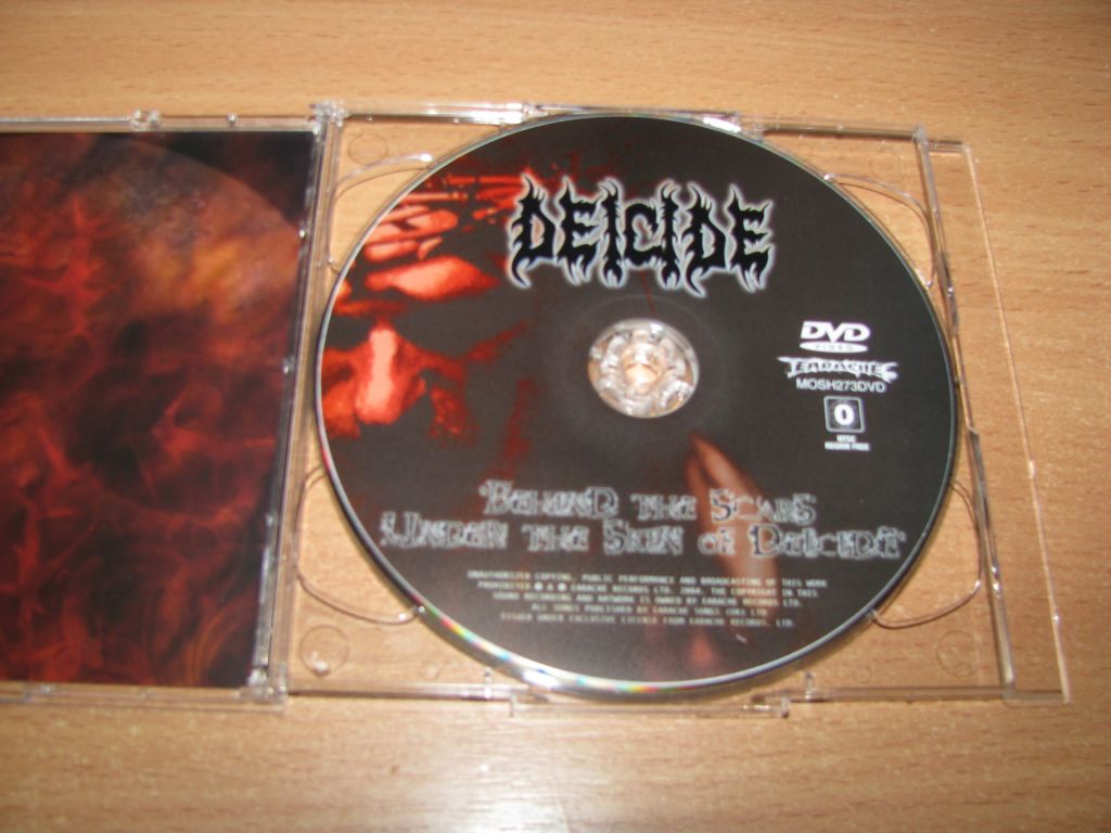 DEICIDE - Scars Of The Crucifix  (2004 Earache CD/DVD 1st press,USA) - фото фото фото 2
