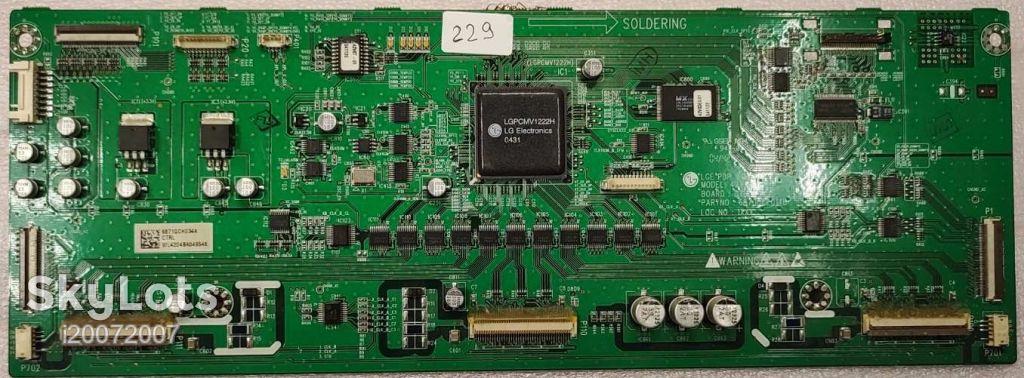 Плата Main Logic LGE PDP 040130 42V6 CTRL_LVDS 6870QCE014B - фото фото фото 0