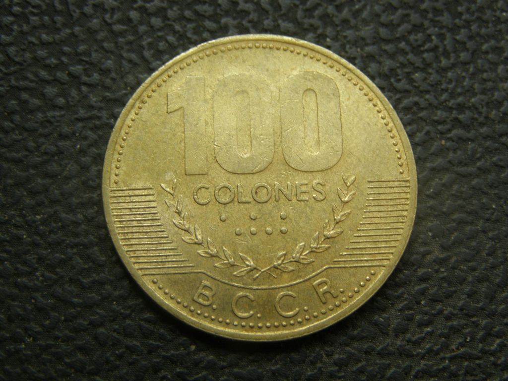 100 колон Коста-Рика 1997 г - фото фото фото 0